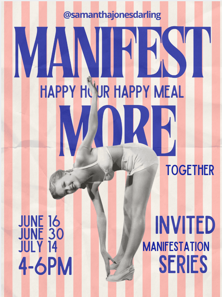Manifest More poster design